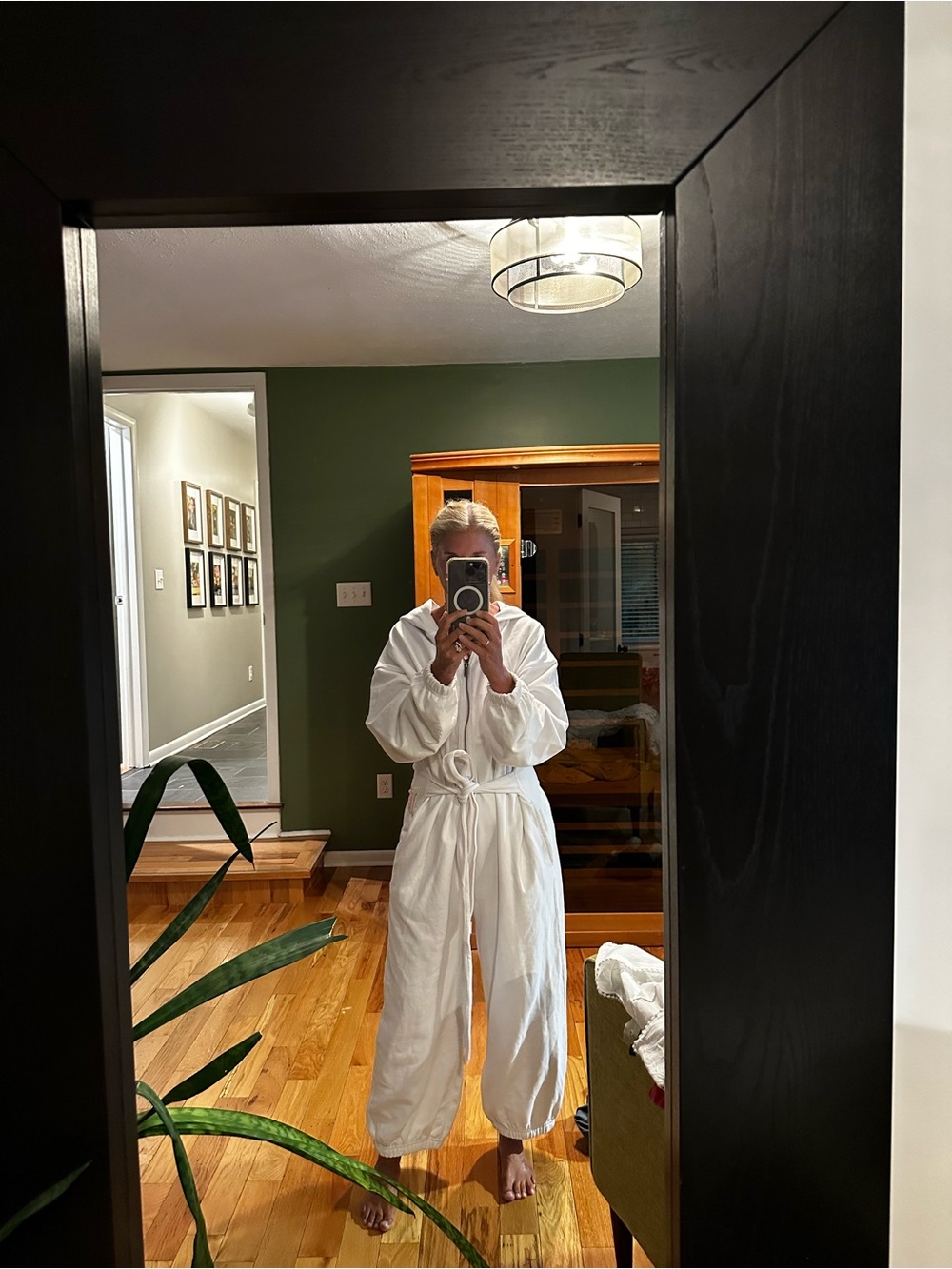 Free People One in a Million Zip-Front Jumpsuit with Waist Tie - Picture 8 of 9